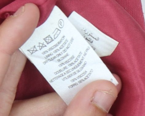 French Connection Women's Red Shift Dress Size 12