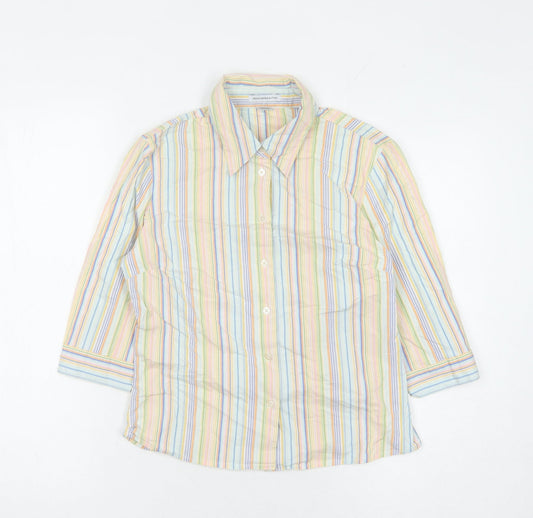 Womens UK Size M Abercrombie & Fitch Multicoloured Button-Up