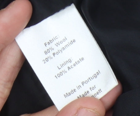 L.K. Bennett Women's Black Wool Pencil Skirt Size 12