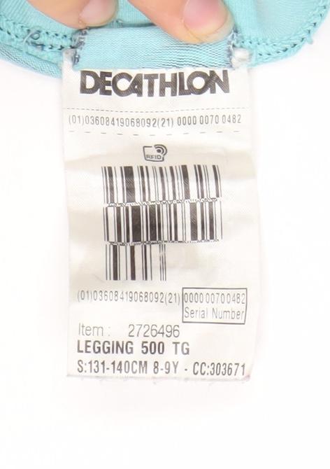 Decathlon Girls' Blue Ankle Leggings - 9-10 Years