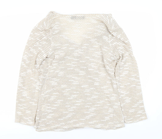 Womens UK Size 12 Saloos Beige Pullover Jumper