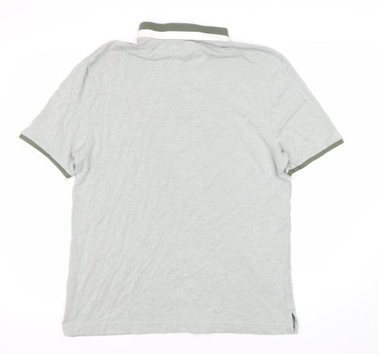 Marks and Spencer Green Polo Shirt M Short Sleeve