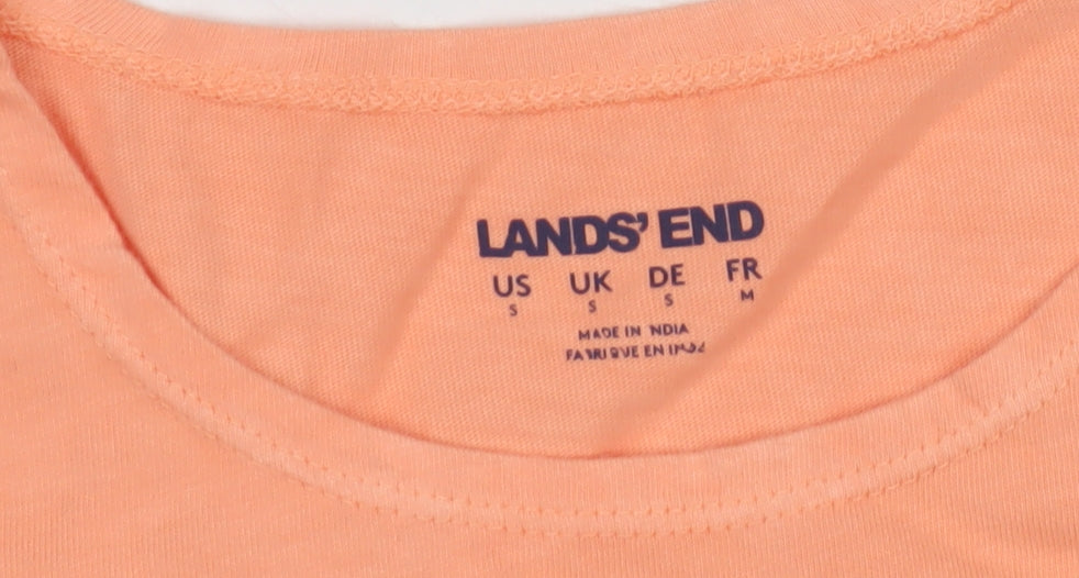 Lands' End Women Multicoloured Cotton Casual Dress S