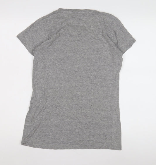 Womens UK Size S French Connection Grey Jersey T-Shirt