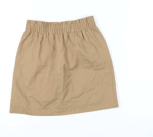 J.Crew Women's Beige Wool A-Line Skirt Size 4