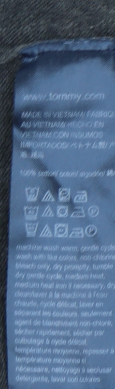 Tommy Hilfiger Men's Grey Crew Neck Jumper Size M