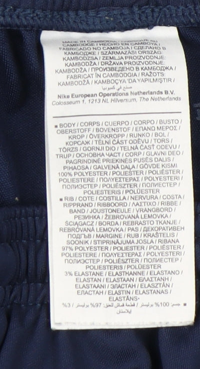 Nike Blue Dri-Fit Gym Trousers - Unisex S