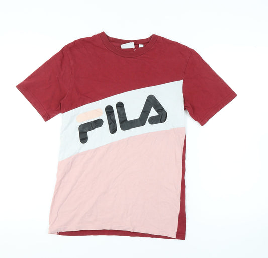 Womens UK Size XS FILA Multicoloured T-Shirt