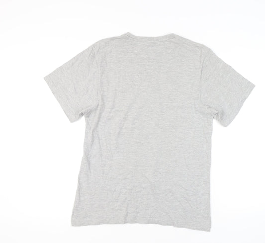 Mens UK Size XS Henleys Grey T-Shirt