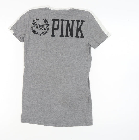 Womens UK Size S Victoria's Secret Grey T-Shirt