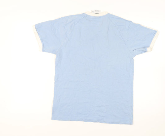 Adidas Blue Ringer T-Shirt, Medium, Unisex Adults