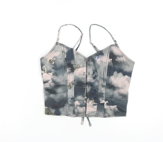 Womens UK Size 14 ASOS Grey Camisole Tank