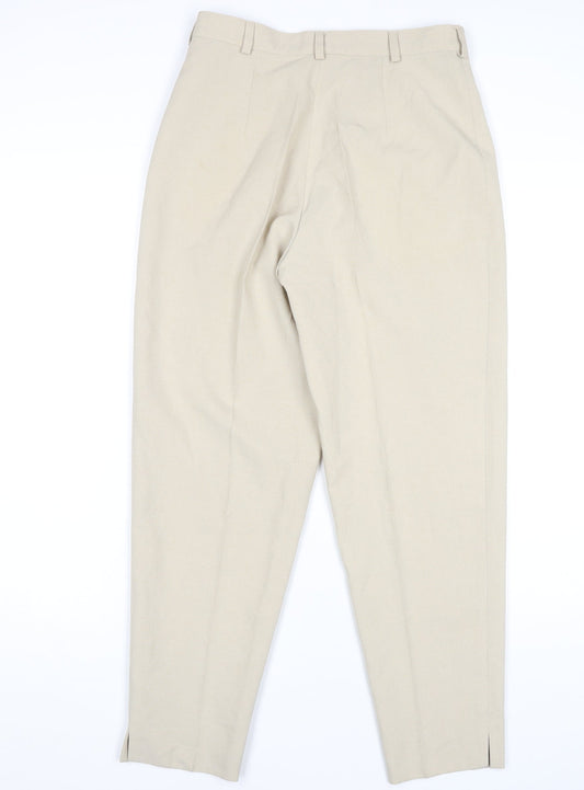 Womens UK Size 12 Canda Beige Trousers
