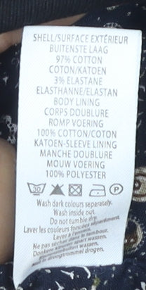 Womens UK Size 10 New Look Black Basic Jacket