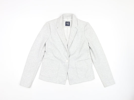 Womens UK Size 2 Gap Grey Basic Jacket