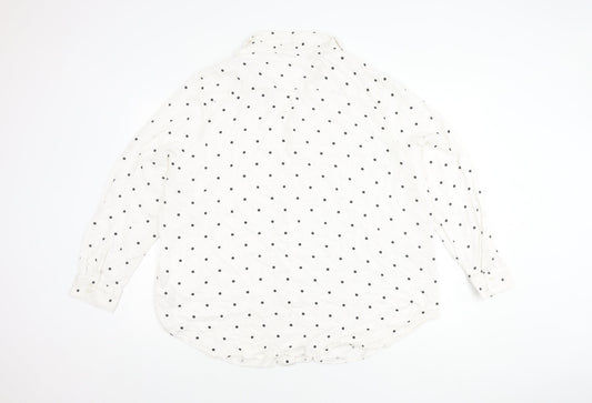 Womens UK Size 22 Marks and Spencer Ivory Button-Up