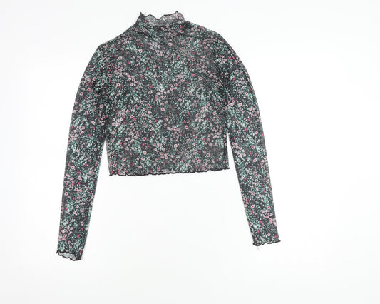 Womens UK Size 8 Pull & Bear Multicoloured Cropped
