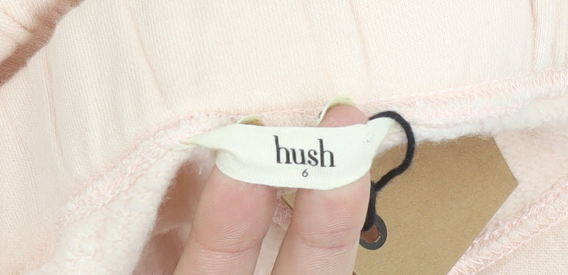 Hush Women’s Ivory Jogger Trousers Size 6