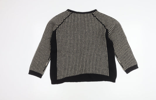 Womens UK Size 16 Whistles Black Pullover Jumper