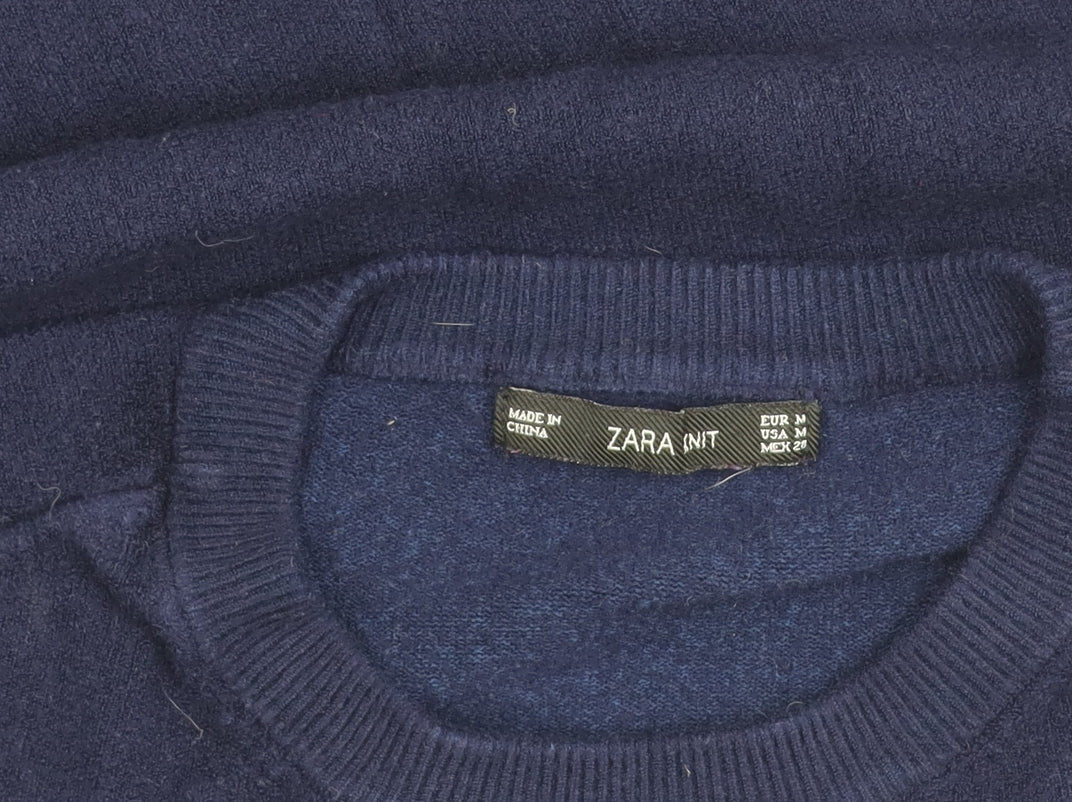 Unisex Adults UK Size M Zara Blue Pullover Jumper