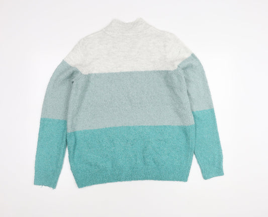 Womens UK Size UK 14 Spirit Blue Pullover Jumper