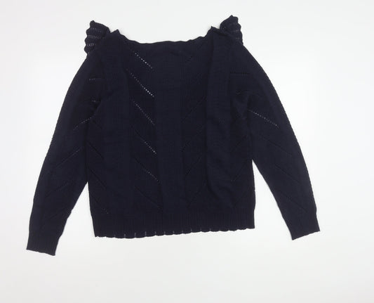 Womens UK Size 14 NEXT Blue Pullover Jumper