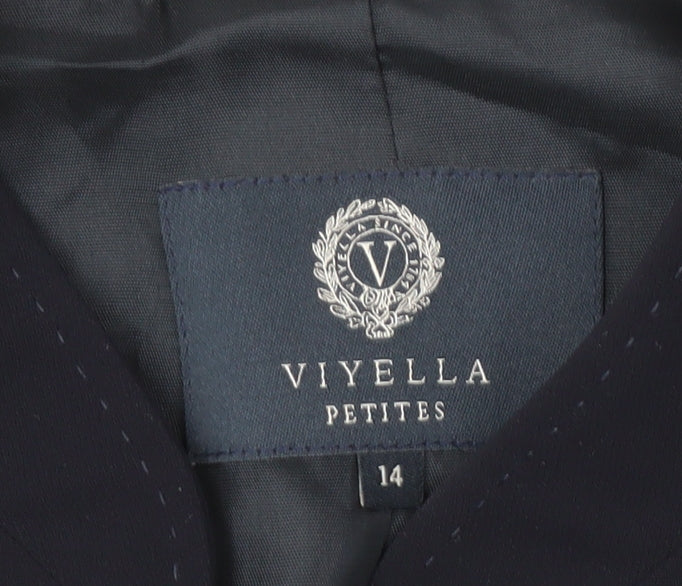 Viyella Women's Blue Blazer Size 14 Petites