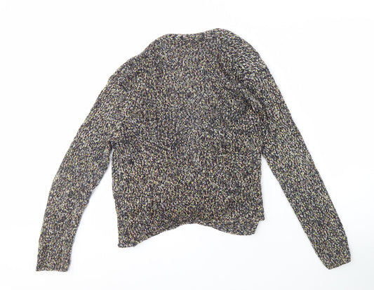 Womens UK Size S Zara Multicoloured Cardigan Jumper