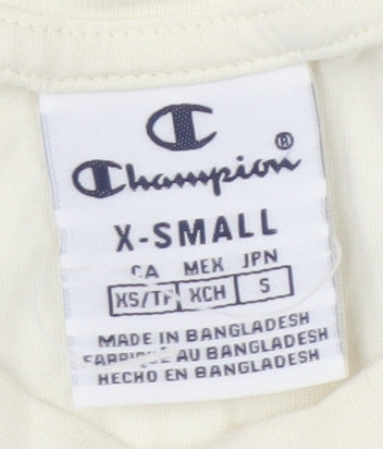 Mens UK Size XS Champion Ivory T-Shirt