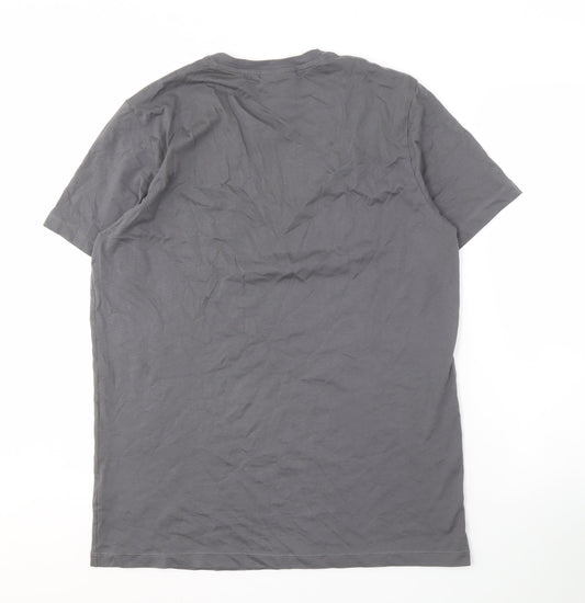 Lacoste Men's Grey Short Sleeve T-Shirt L