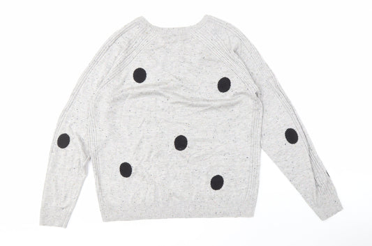 Womens UK Size M NEXT Grey Pullover Jumper