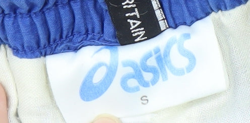 Asics Men's Blue Track Pants, Size S, Gym & Training