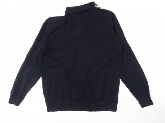 Next Men's Blue Striped XL Pullover Jumper