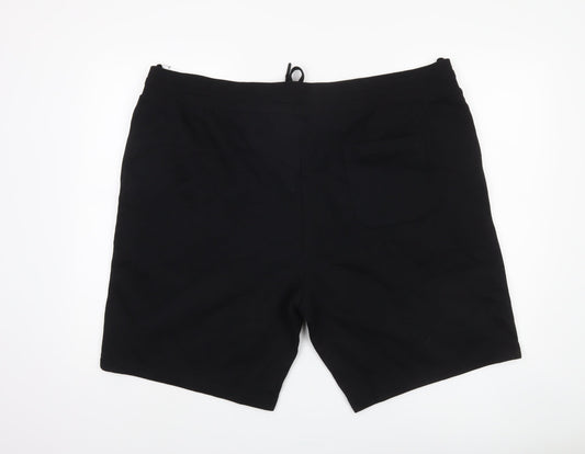 Marks and Spencer Men's 3XL Black Sweat Shorts