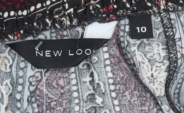 New Look Women's Multicoloured A-Line Floral Skirt Size 10