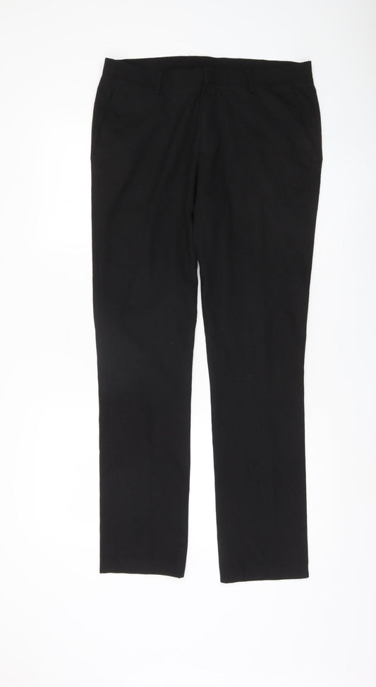 Mens UK Size 32 in ASOS Skinny Fit Black Trousers