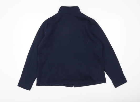 Damart Women's Blue Jacket, Size 14/16, Full Zip