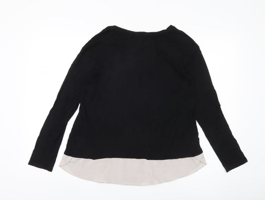 Womens UK Size 12 Marks and Spencer Black Blouse