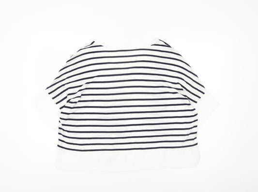 Womens UK Size 8 Zara White T-Shirt