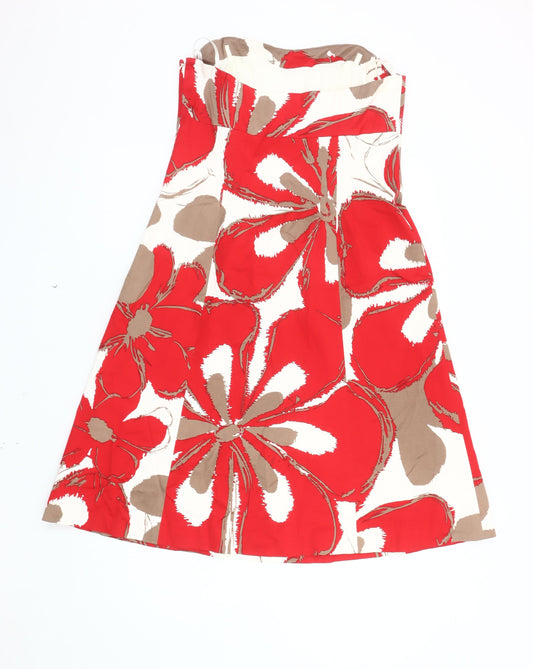 Coast Women's Multicoloured A-Line Floral Dress Size 14