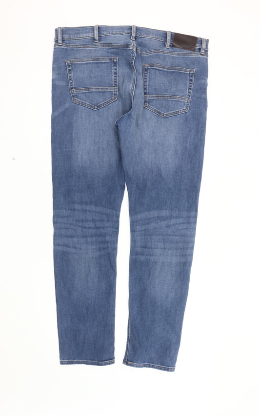 Marks and Spencer Men's Blue Slim Fit Jeans Size 38