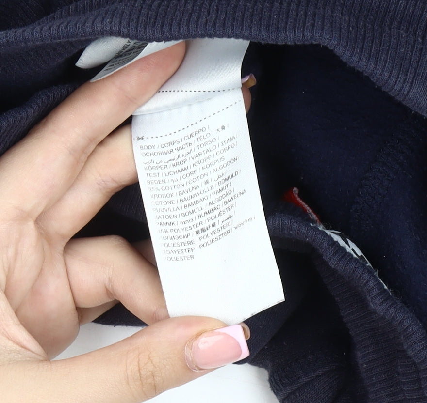 Superdry Men's Blue Jogger Trousers S - Relaxed Fit