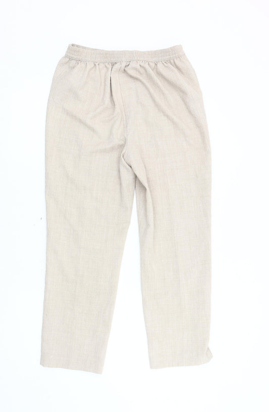 Womens UK Size 12 Honor Millburn Regular Fit Casual Beige Trousers