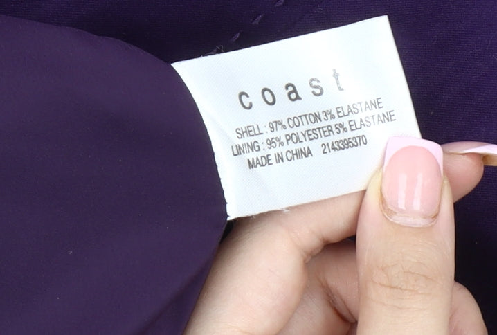 Coast Women's Purple Pencil Dress Size 12