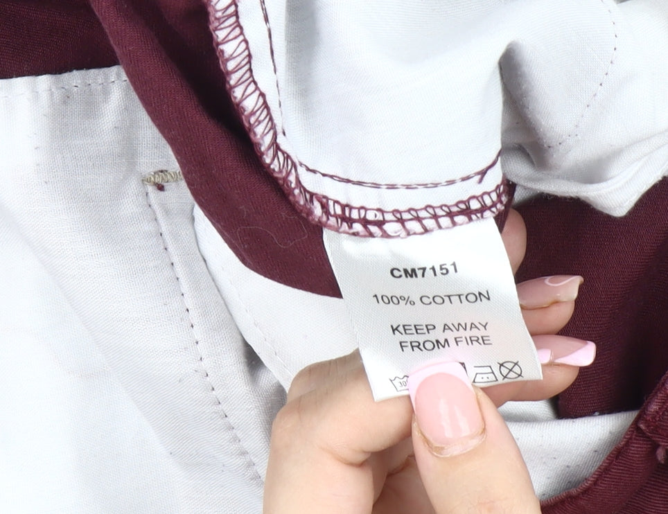 OneSix5ive Men's Red Chino Shorts Size 38