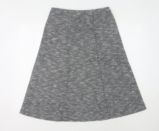 Marks and Spencer Women's A-Line Grey Skirt Size 12