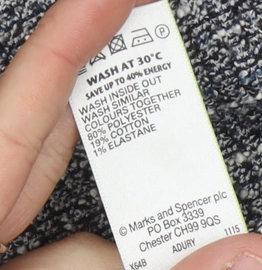 Marks and Spencer Women's A-Line Grey Skirt Size 12