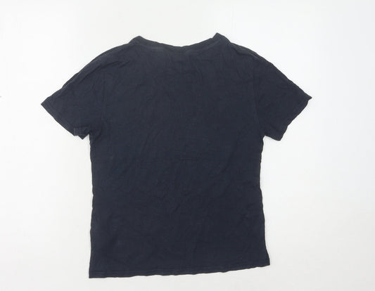 Jack Wills Women's Blue T-Shirt Size 12