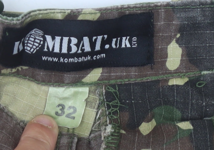 Kombat UK Men's Camouflage Cargo Trousers Size 32