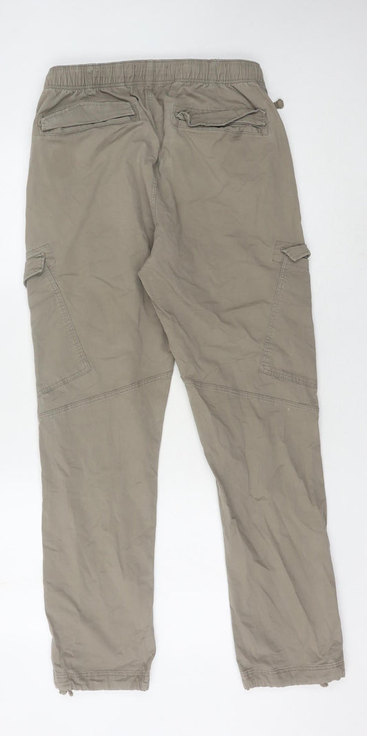Marks & Spencer Men's Beige Cargo Trousers S